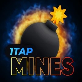 1Tap Mines slot logo by Turbo Games at Gransino Casino