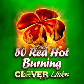 50 Red Hot Burning Clover Links casino game by Novomatic – featured logo at Gransino Casino