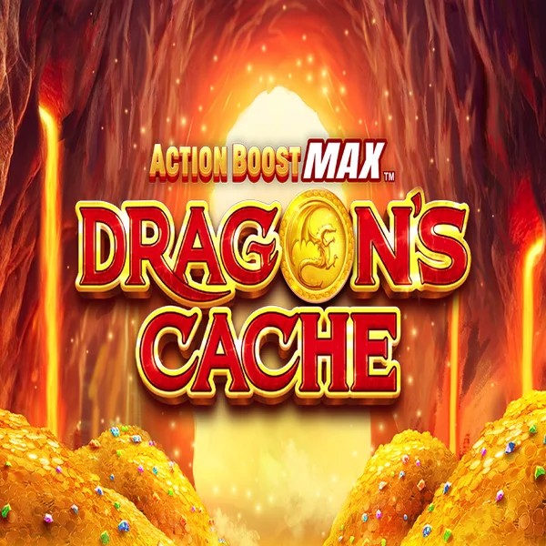 Action Boost Max Dragon's Cache logo by SpinPlay Games Gransino Casino