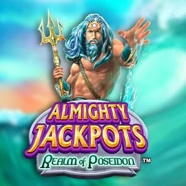 Almighty Jackpots – Realm of Poseidon casino game by Novomatic – featured logo at Gransino Casino