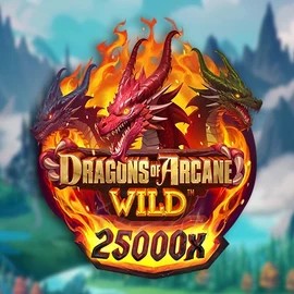 Dragons of Arcane Wild logo – Slots by Foxium at Gransino Casino