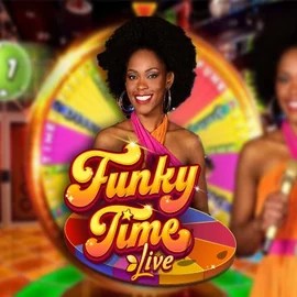 Official Live Casino logo: Funky Time by Evolution at Gransino Casino