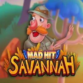 Mad Hit Savannah slot logo by RubyPlay at Gransino Casino