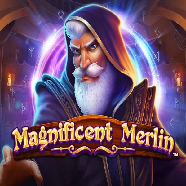 Slots logo of Magnificent Merlin from Greentube at Gransino Casino