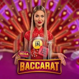 Mega Baccarat slot visual from Pragmatic Play available on gransinocasino.eu.com