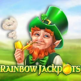 Official Jackpots logo: Rainbow Jackpots by Red Tiger Gaming at Gransino Casino