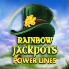 Rainbow Jackpots Power Lines logo by Red Tiger Gaming Gransino Casino