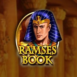 Ramses Book Deluxe slot logo by Gamomat at Gransino Casino