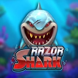 Razor Shark logo – Slots by Push Gaming at Gransino Casino