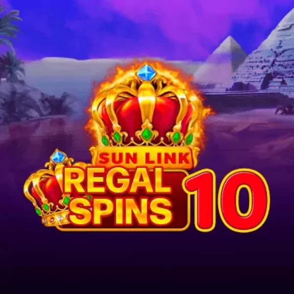 Regal Spins 10 slot icon by PatePlay, available at Gransino Casino